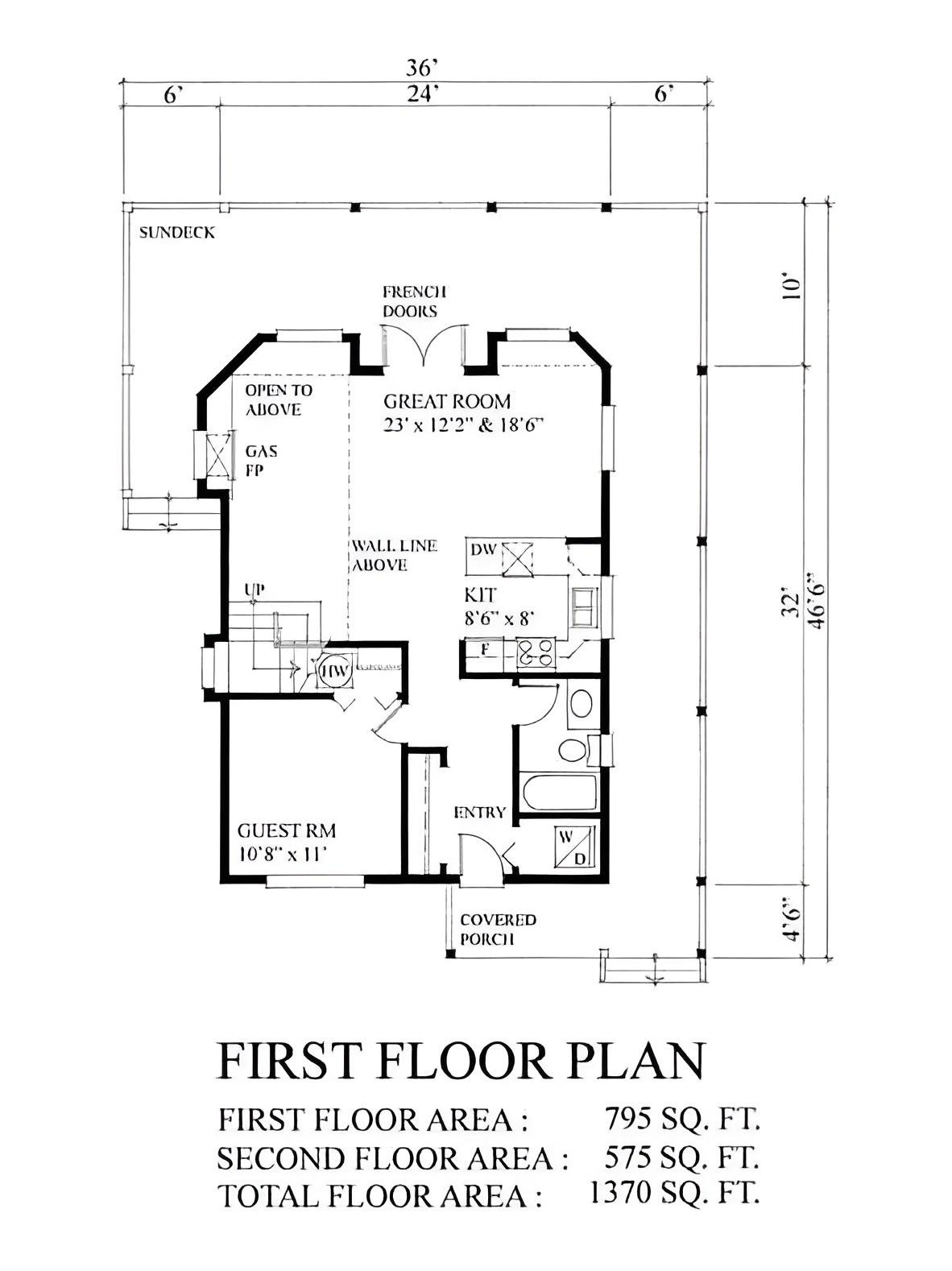 Exploring the Flow: Open Concept First Floor with Great Room and Sundeck Access