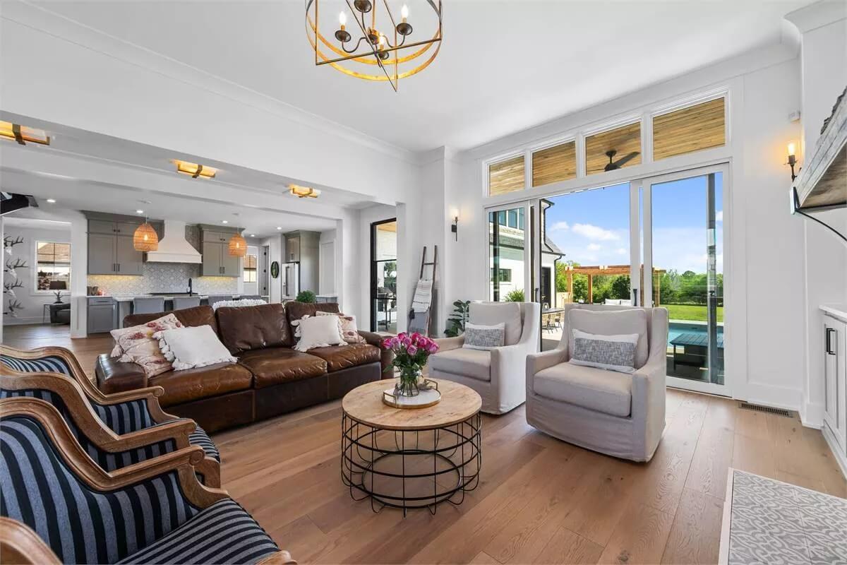 Look at the Open Flow from Living Room to Kitchen