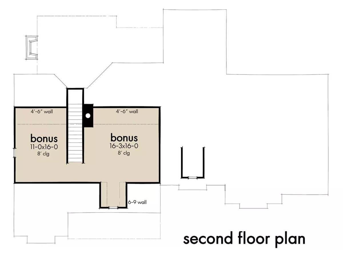 Versatile Second Floor With Room for Creativity