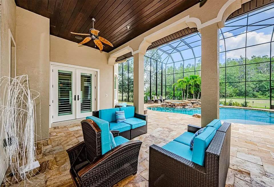 Notice the Inviting Lanai with Screened Pool Views