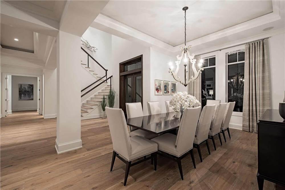 Elegant Dining Room with a Statement Chandelier You Can