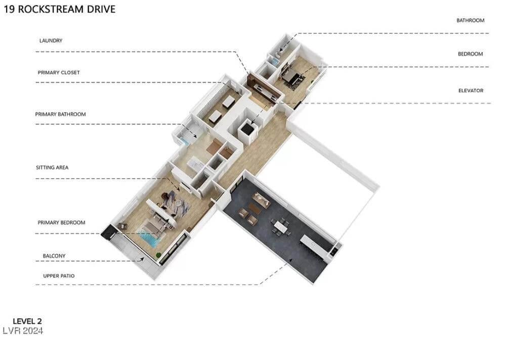 Second Floor Highlights: Primary Suite with Balcony Access