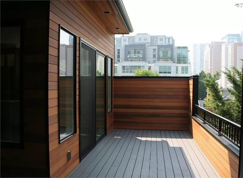 Check Out the Urban View from This Sleek Rooftop Deck