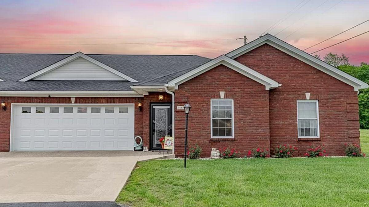Classic Brick Facade with a Touch of Modern Simplicity