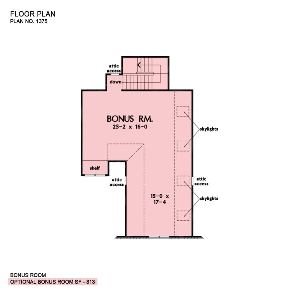 Explore the Versatile Bonus Room with Skylights