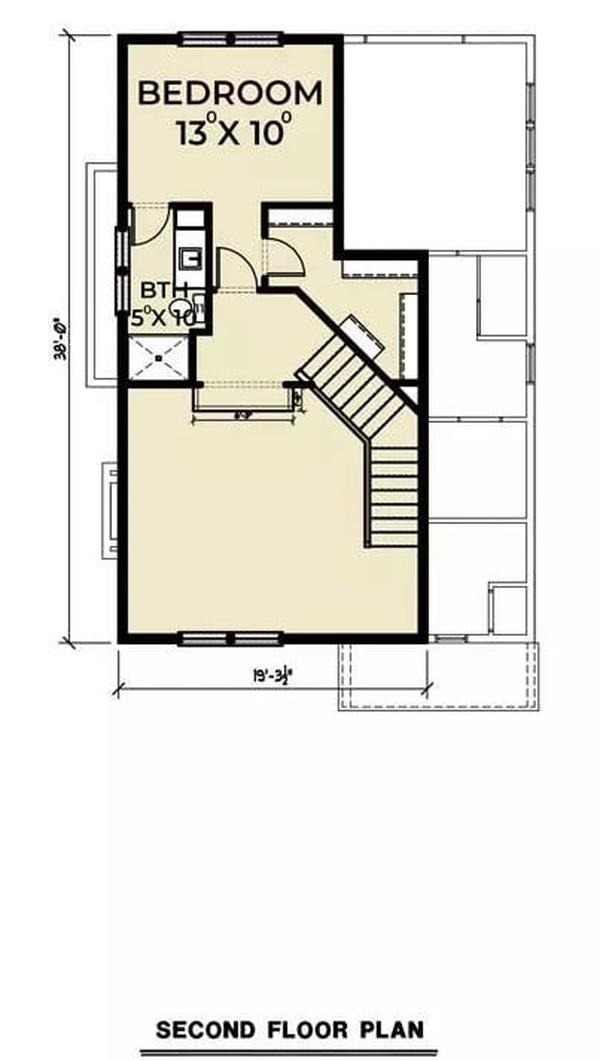 Compact Second Floor with a Private Retreat and Efficient Layout