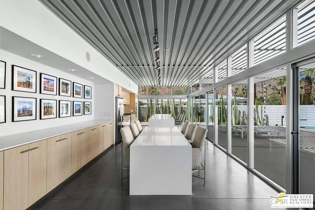 Wow, Look at That Sunlit Dining Area with Floor-to-Ceiling Windows