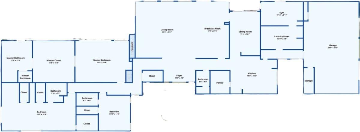 Spacious Layout with a Well-Planned Flow and Dedicated Gym