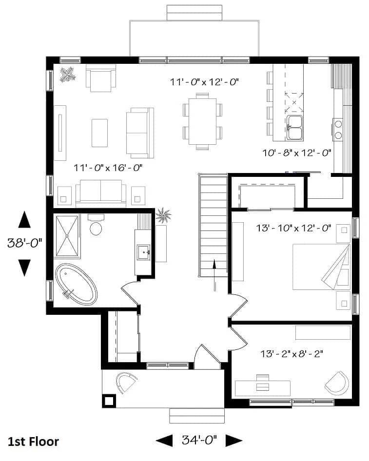 Functional Flow in a Smartly Designed Main Floor Plan