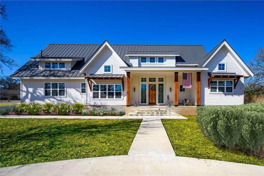 Clean Lines and Timber Accents Define This Home
