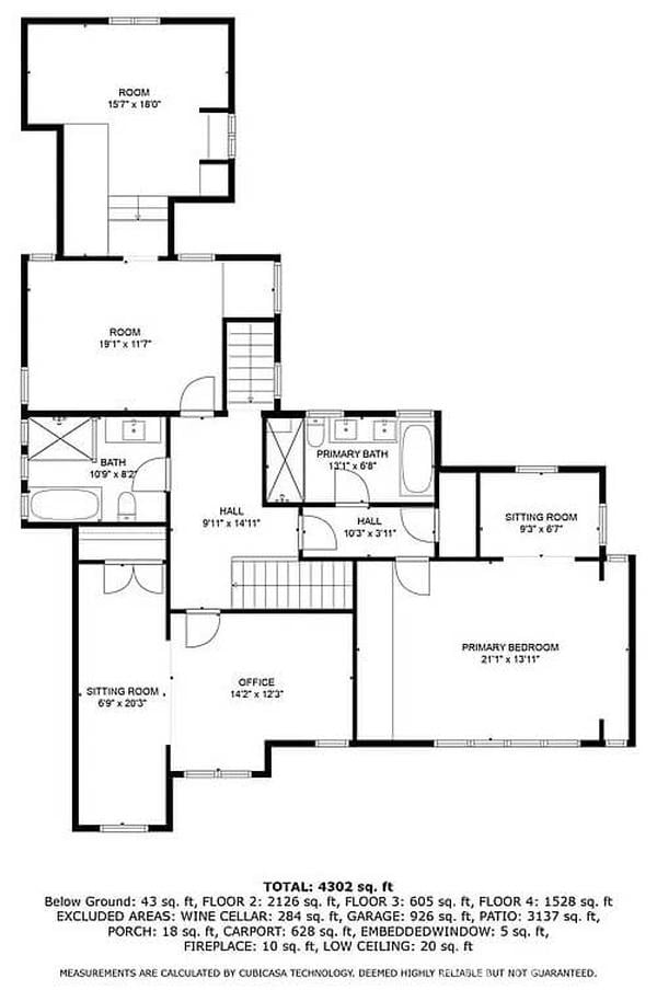 Discover the Multifunctional Main Floor With Spacious Office and Sitting Rooms