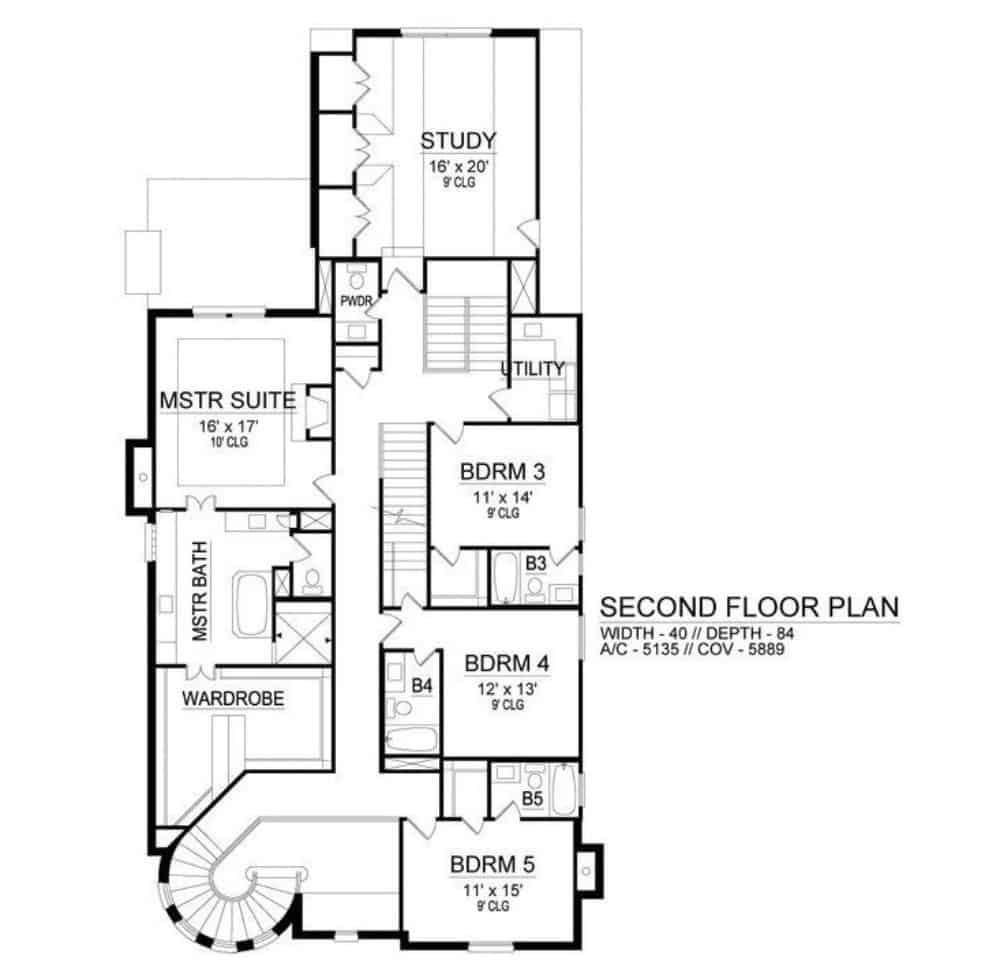 Exploring the Second Floor: Master Suite and Study