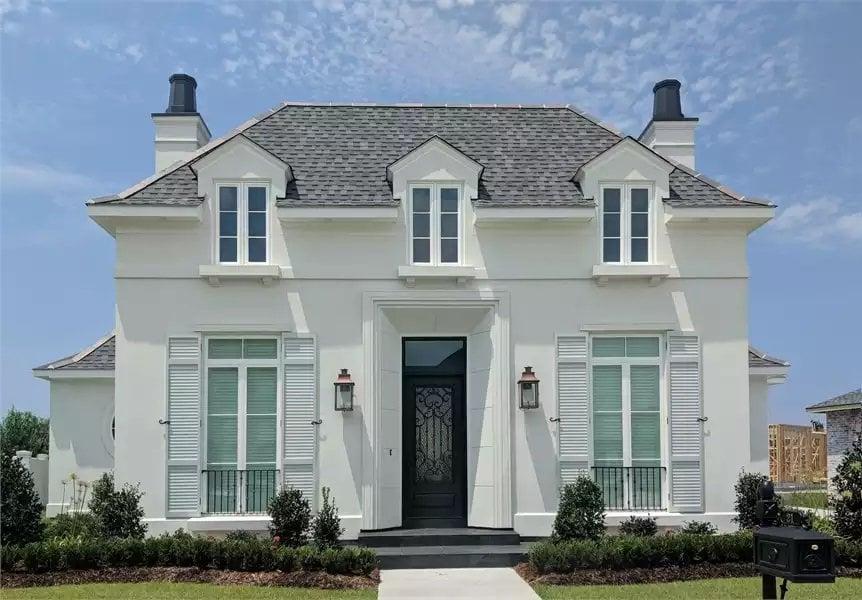 Charming French Provincial Style with Elegant Dormers