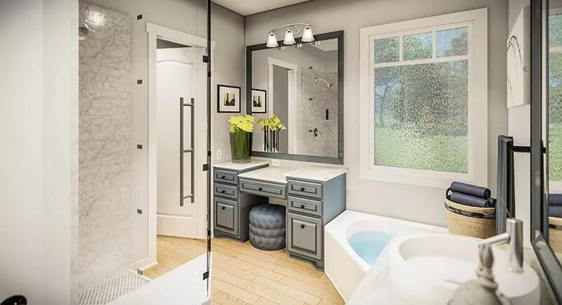 A Bathroom Vanity Setup That