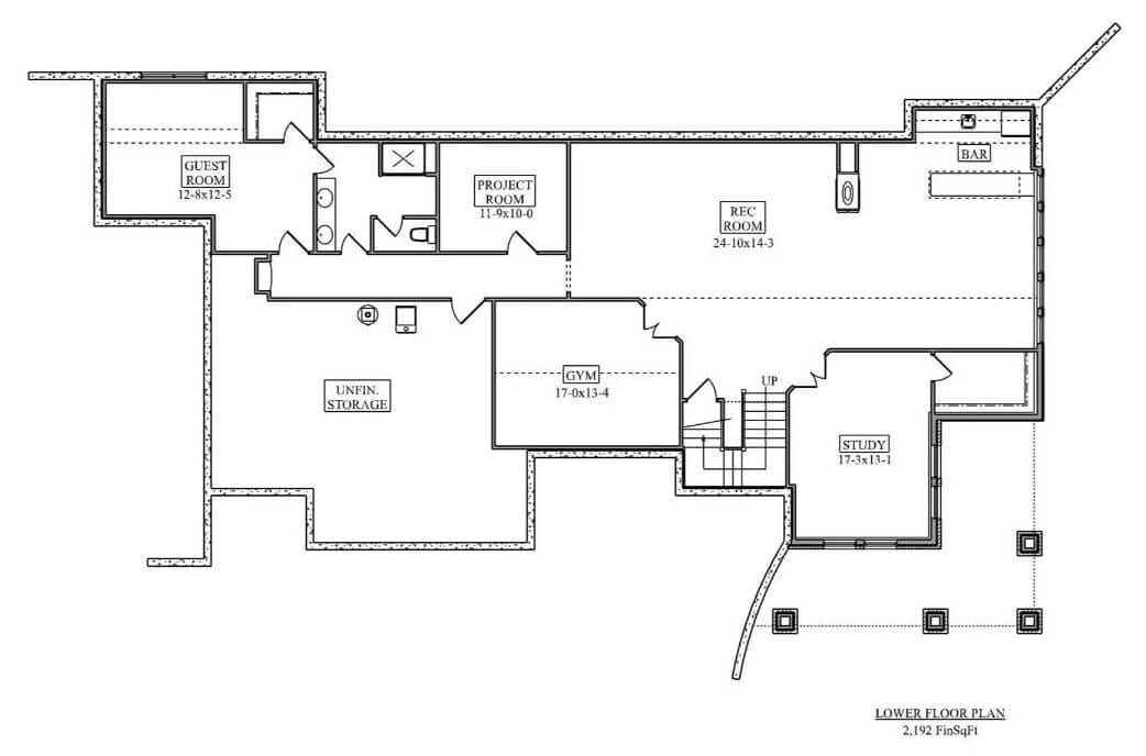 Explore the Versatile Lower Floor with a Spacious Rec Room