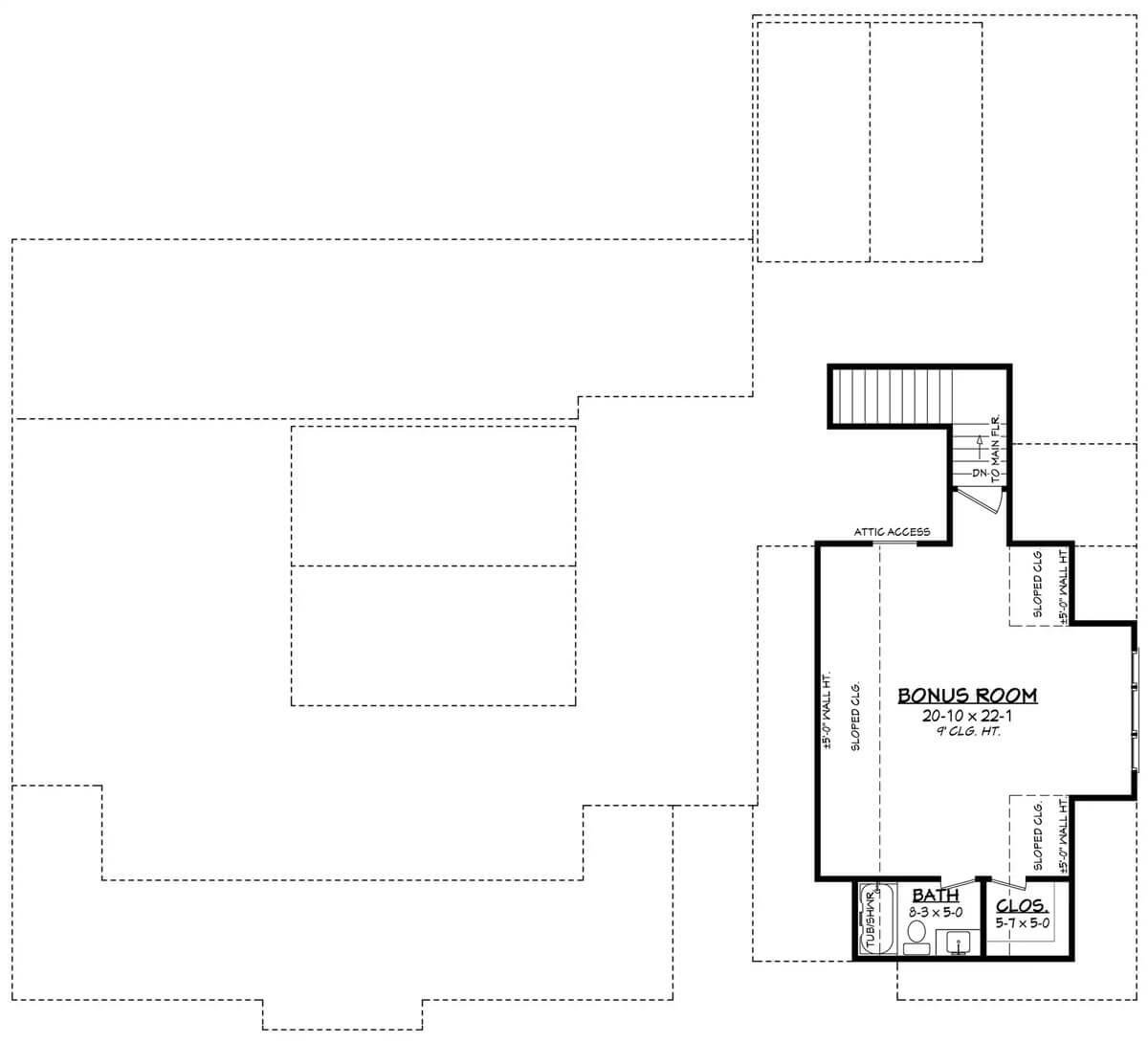 Discover the Versatile Bonus Room in This Floor Plan