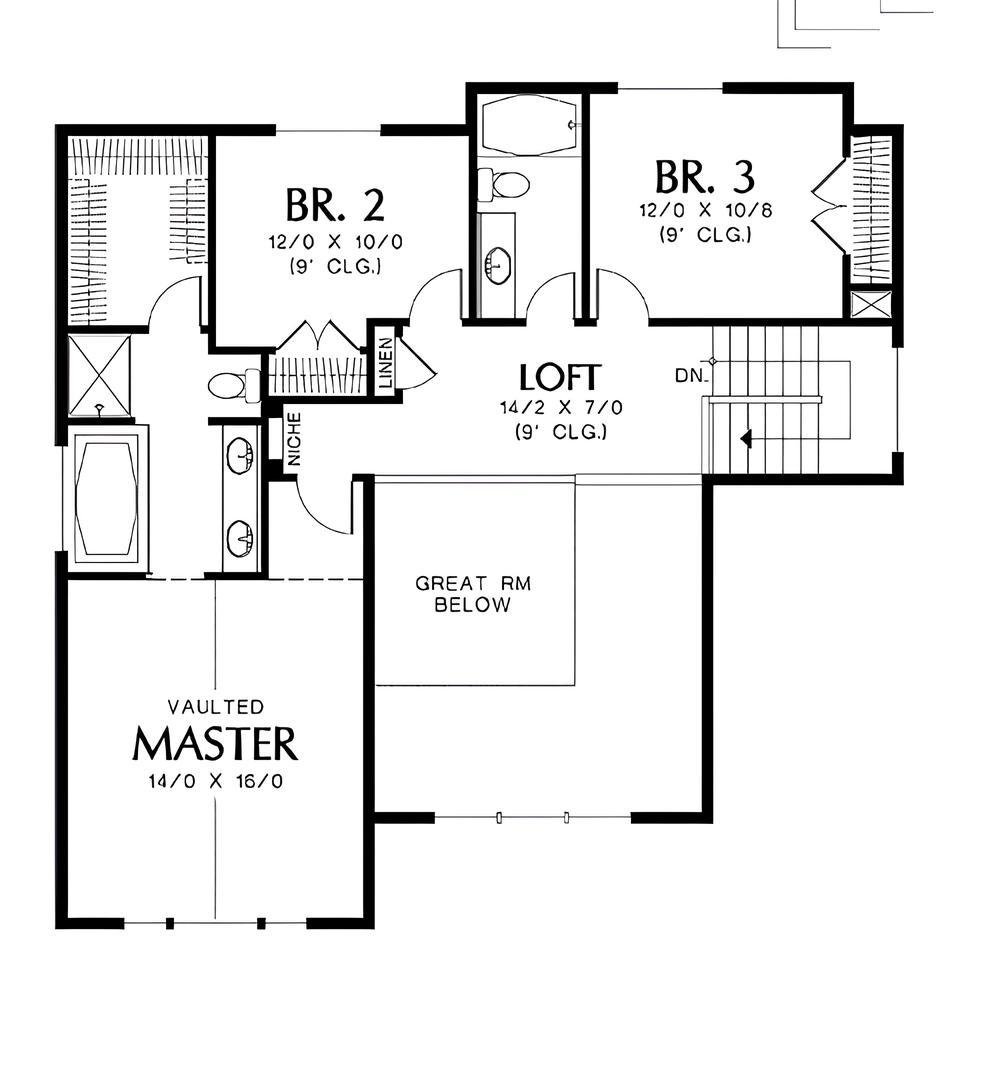 Explore the Upper Level: A Vaulted Master Suite and Loft Space