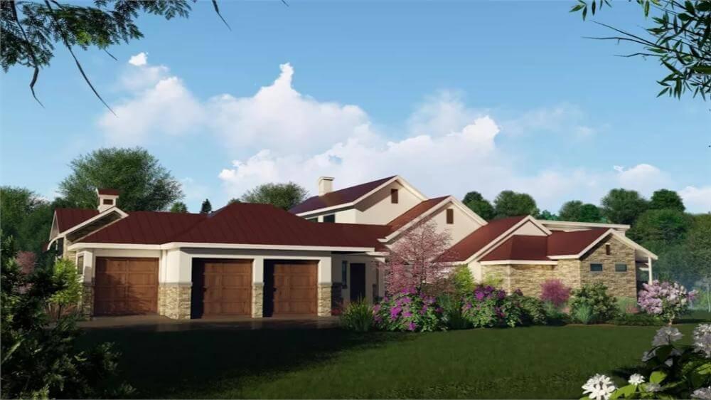 Notice the Striking Copper Roofs on This Craftsman Beauty
