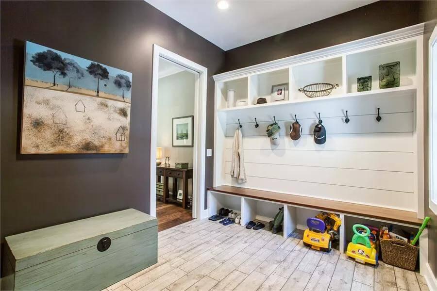 Check Out This Functional Mudroom with Practical Built-Ins