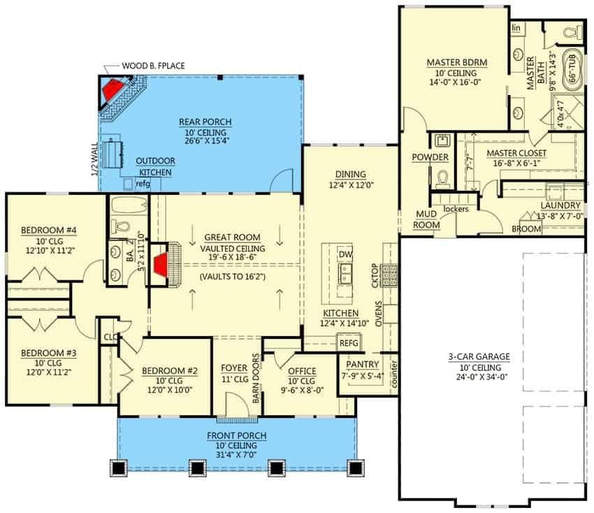 Take Note of the Vaulted Ceilings in This Spacious Great Room