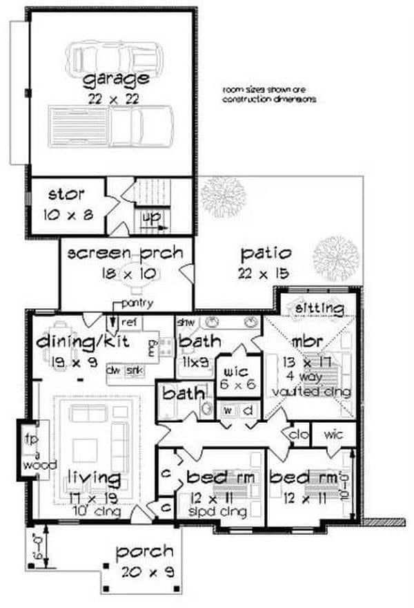 Explore the Smart Layout of This Craftsman Floor Plan