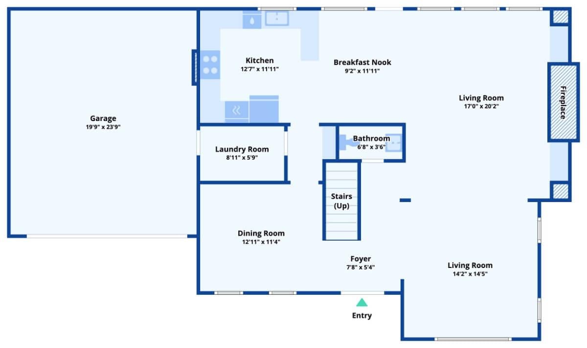 Explore This Main Floor Layout—Notice the Separate Dining Room!