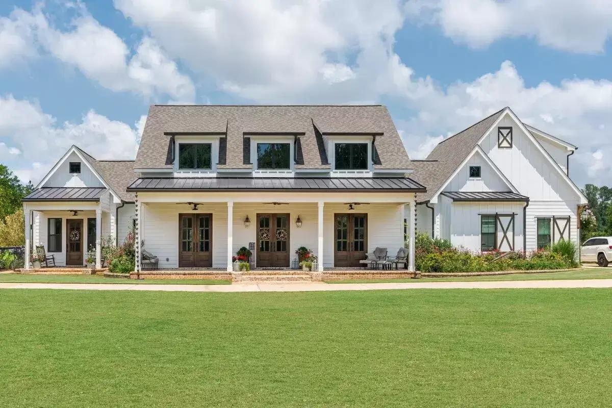 Charming Farmhouse with Classic Dormer Windows