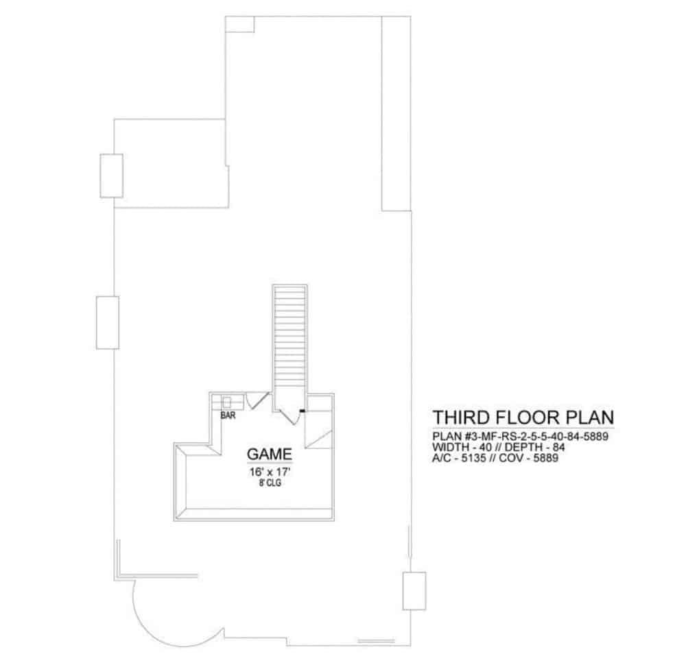 Explore the Versatile Third Floor Game Room Layout