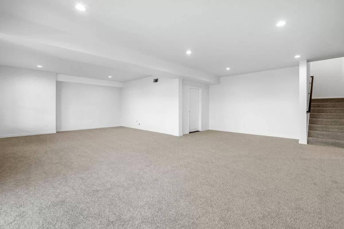 Open and Versatile Blank Canvas Basement