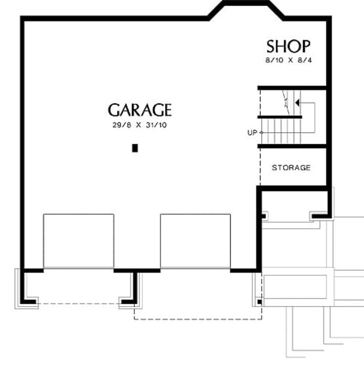 Check Out This Spacious Garage with Attached Shop and Storage