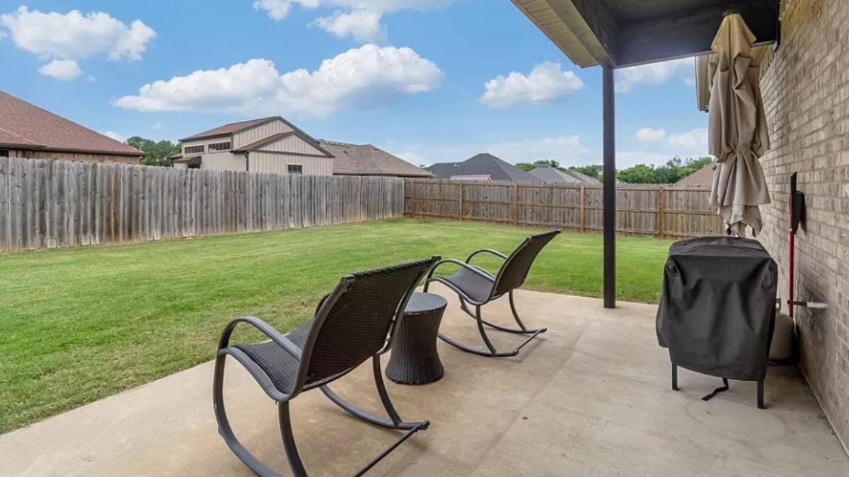 Simple Backyard Patio with Room to Expand