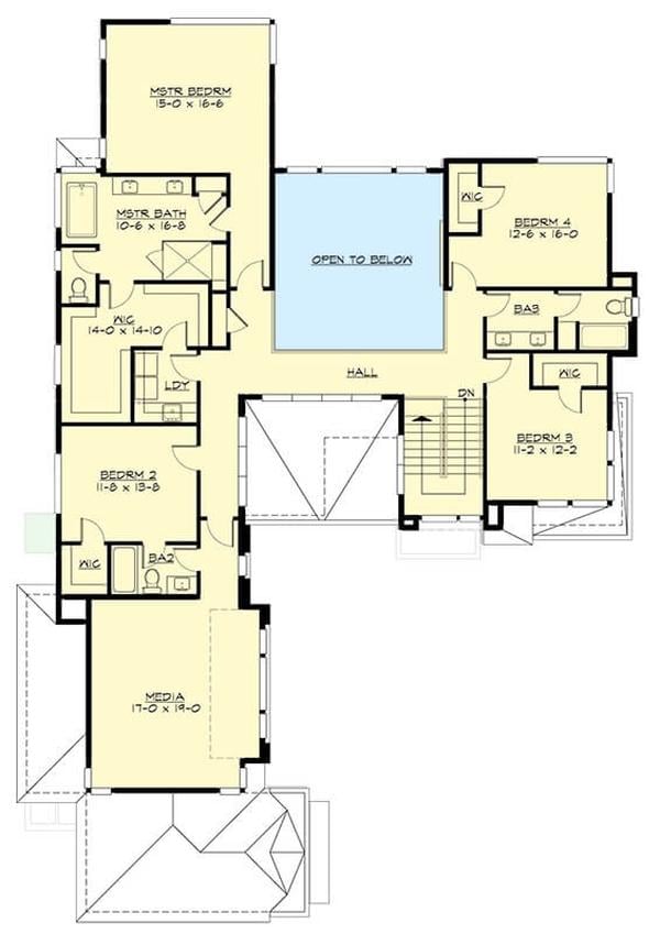 Exploring a Multi-Bedroom Layout with a Media Room