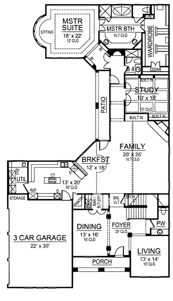 Explore the Spacious Master Suite with Its Own Sitting Area
