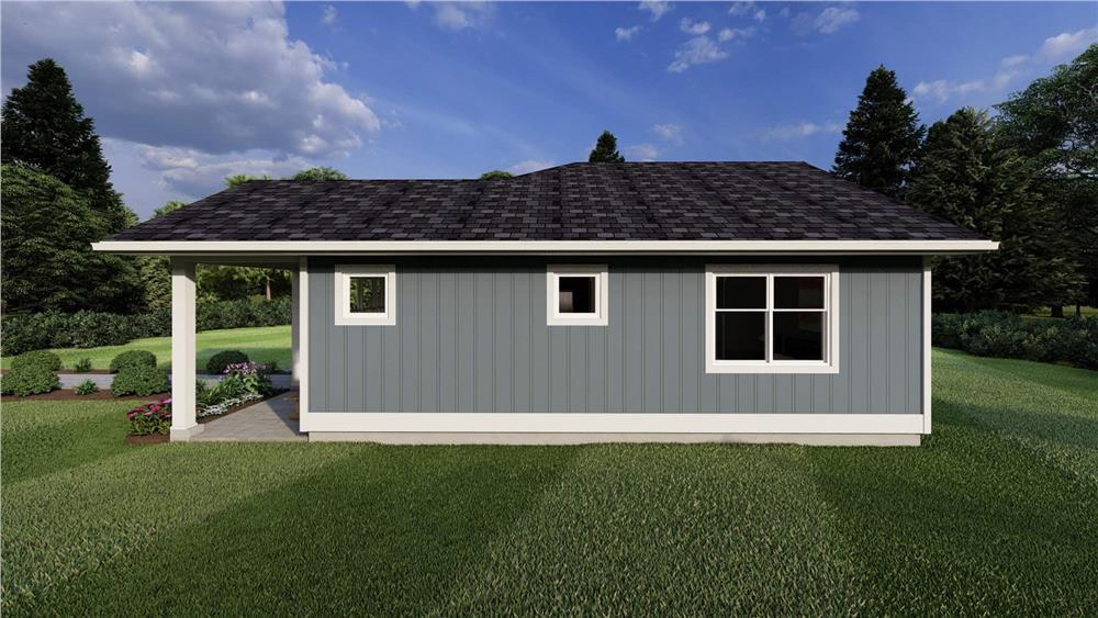 Classic Cottage Simplicity with Neat Lines and Shaded Entry