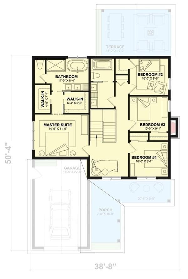 Exploring This Thoughtfully Designed Floor Plan with Four Cozy Bedrooms