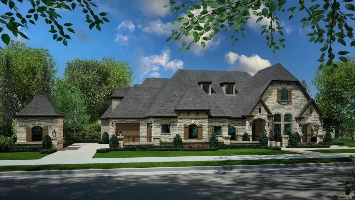 Wow, Take a Look at the Brick Detailing and Dormer Windows