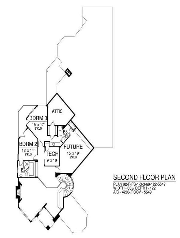 Second Floor Plan Featuring a Flexible