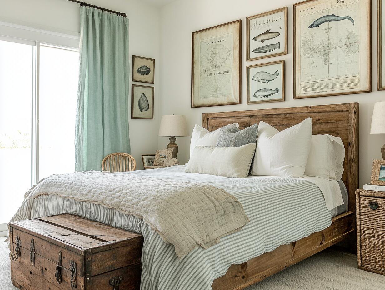 Want a Breezy Farmhouse Bedroom? Add a Coastal Twist with These 15 ...