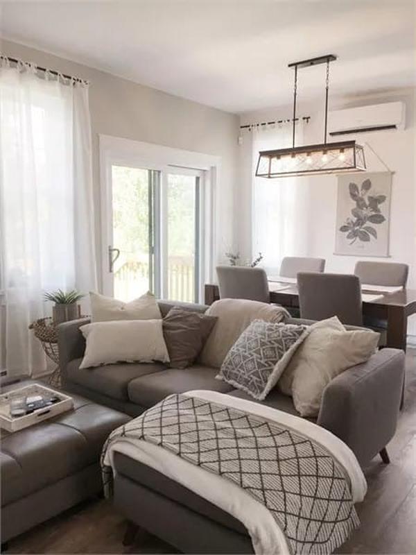 Open Living Space with Cozy Throw Blanket Stitching It All Together
