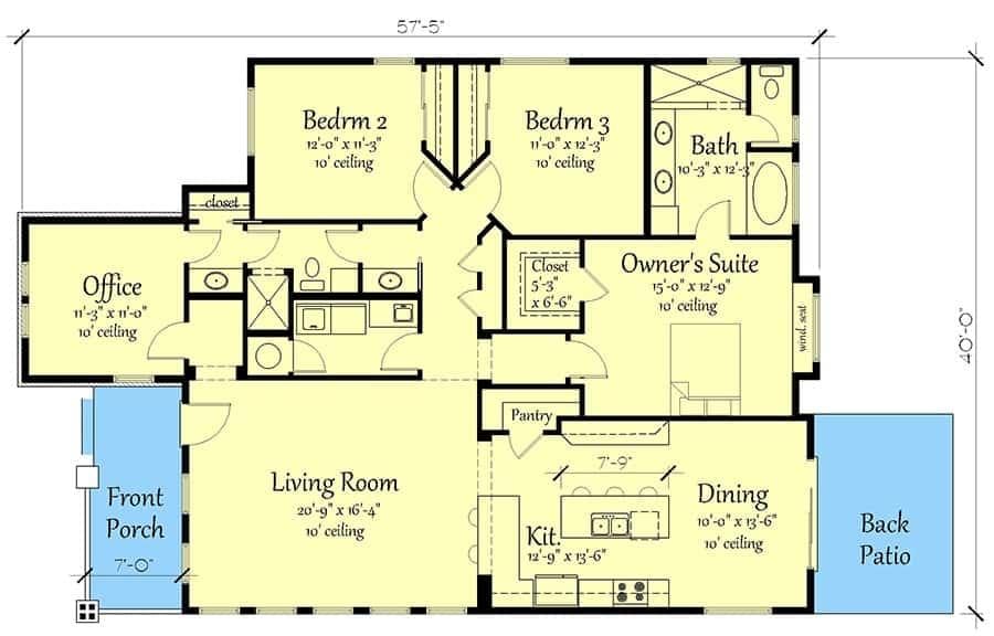 Explore This Thoughtfully Designed Floor Plan with an Inviting Front Porch