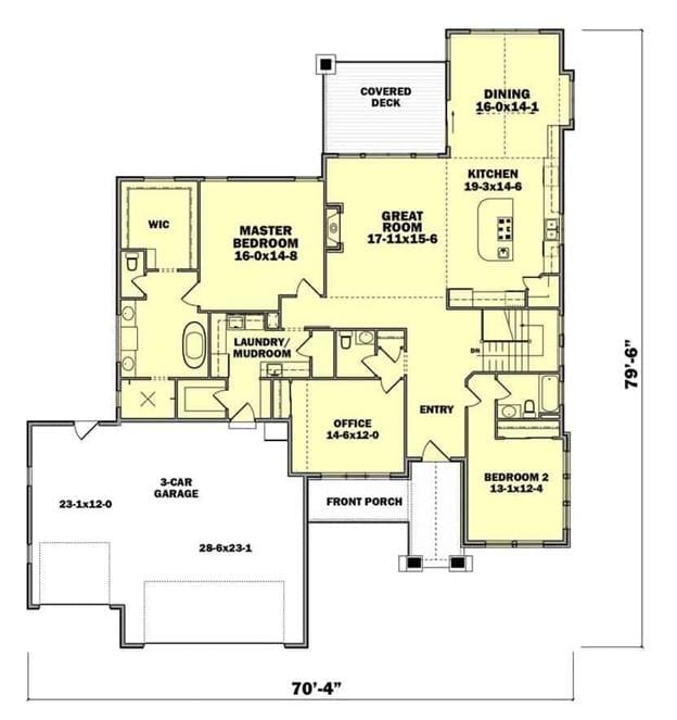 Explore This Spacious Layout with a 3-Car Garage and Covered Deck