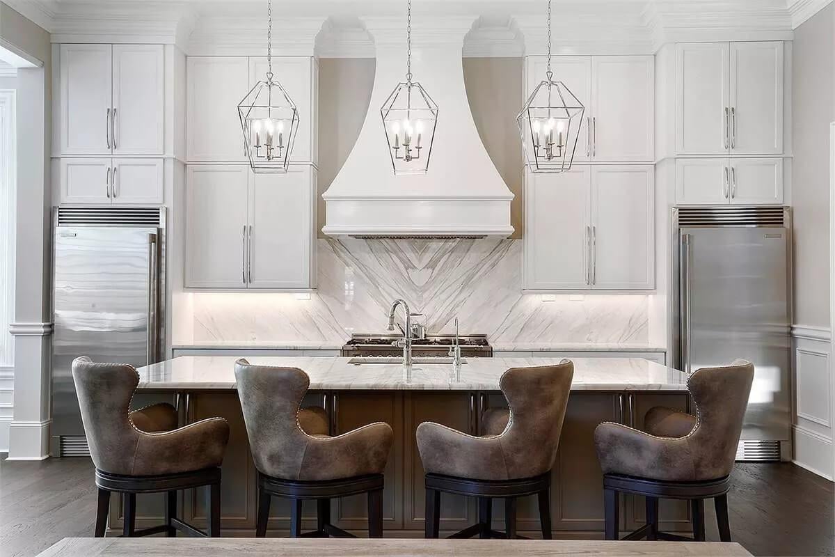 Wow, Check Out the Symmetry in This Sleek Kitchen Design