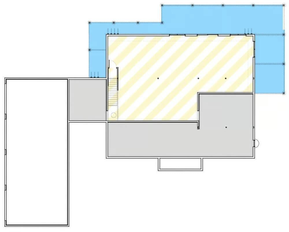 Exploring the Layout: Spacious L-Shaped Design with Outdoor Extension