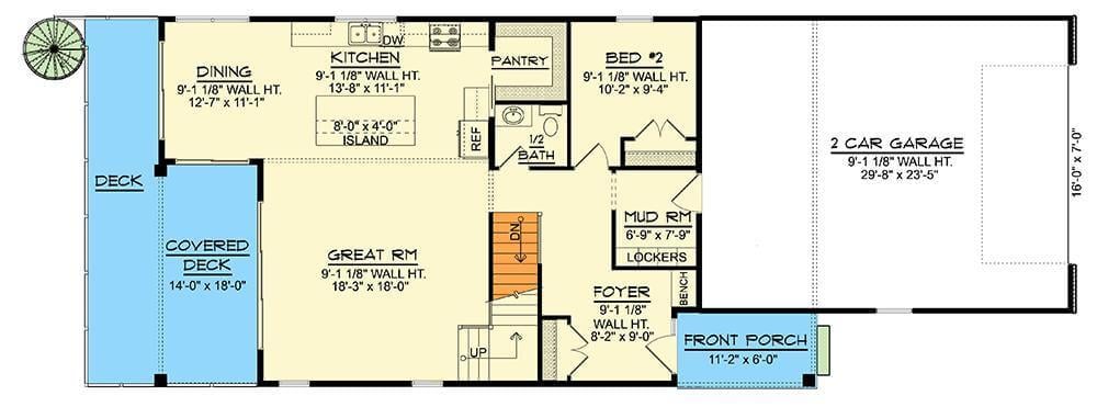 Thoughtful Main Floor Layout with Covered Deck for Easy Outdoor Living
