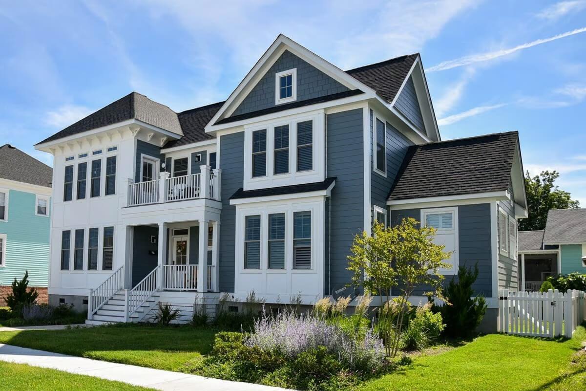 Check Out the Classic Gable Roof on This Charming Coastal Home