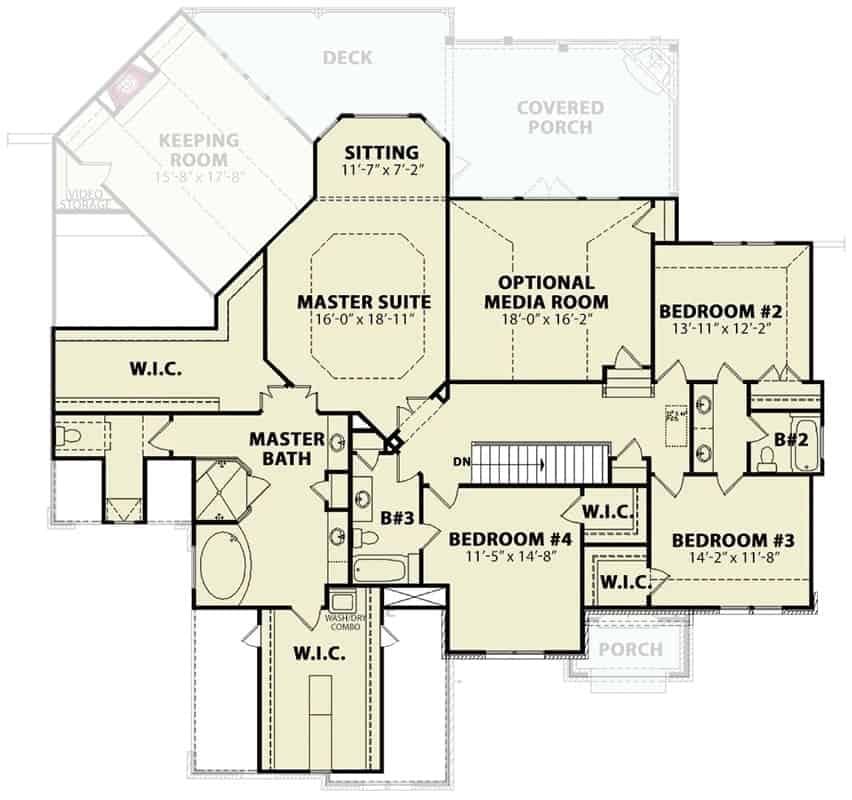 Explore This Floor Plan with a Versatile Optional Media Room