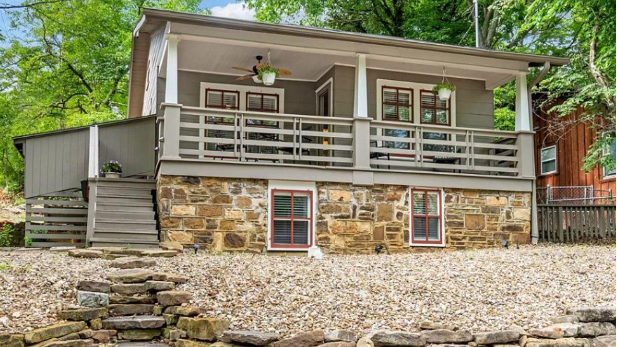 Wow, Look at Those Stone Accents on This Craftsman Porch