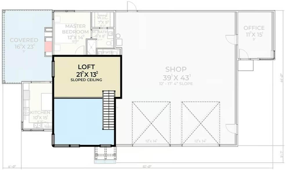 Check Out the Spacious Loft Overlooking the Main Living Area