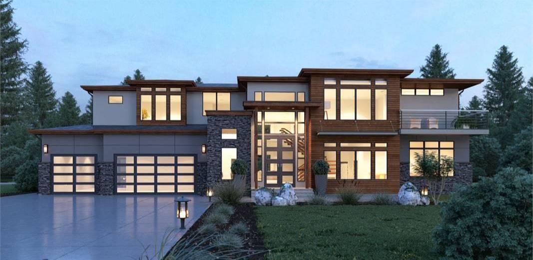 Wow, Check Out the Expansive Windows in This Contemporary Home