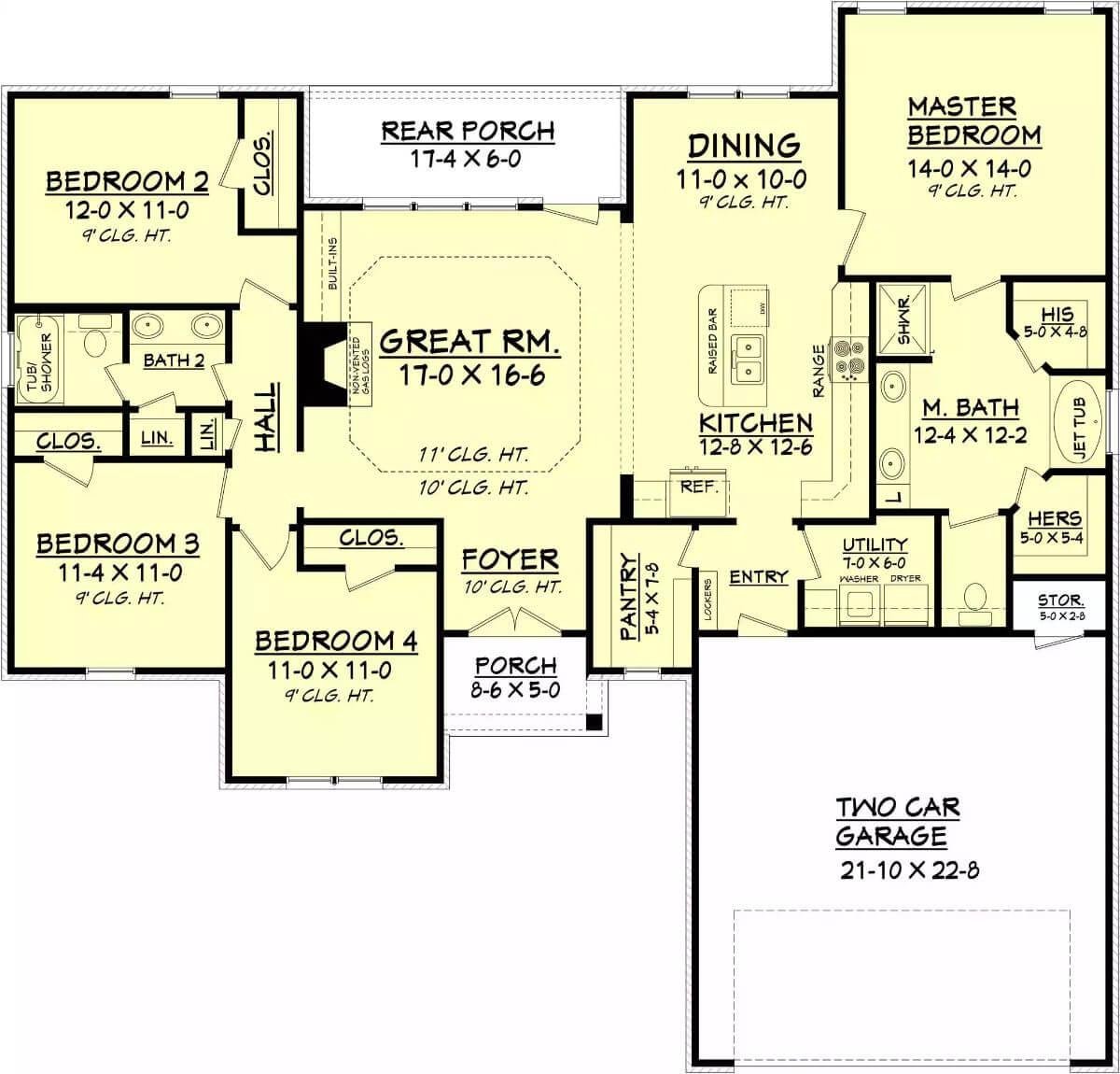 Explore the Spacious Great Room in This Thoughtful Layout